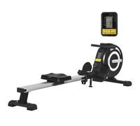 Fitness Adjustable Magnetic Rowing Machine Rower w/ LCD Digital Monitor HOMCOM
