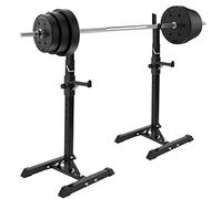 Fitness aid Dumbbell Bench Pair of Adjustable Squat Rack StandardInch Sturdy Steel Squat Stands Barbell Free-Press Bench Stands Home Gym Portable Dumbbell Racks