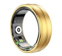 Fitness and Sleep Tracker Ring with Waterproof Design, Compatible with Android and iOS, No App Subscription Required, 7-Day Battery Life