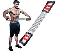 Fitness & Athletics Chest Expander Muscle Exerciser Adjustable Pull Strength 5 Resistance Spring Body Chest Expander For Men's & Women's