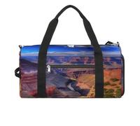 Fitness Bag,Beauty Grand Canyon Print Gym Bag,sports Travel Fitness Bag,essentials Gym Bag,gym Bag with Shoe Compartment, style, One Size, Modern