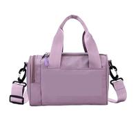 Fitness Bag Multifunctional Sports Backpack Adjustable Strap Large Capacity with Zipper for Fitness(Purple)