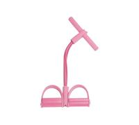 Fitness Band | Resistance Band with 4 Tubes and Ankle Straps for Pedal Exercises | Rope with Included Handles, Equipment for Abs Beginners and Women, Use in Weapons and Legs