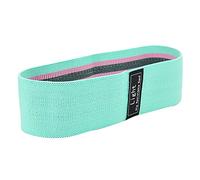 Fitness Band Set Soft Elastic Booty Bands for Yoga Gym Training Hip Exercise Portable Lightweight Polyester 3 Pack (Mint Green)