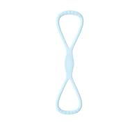 Fitness Bands, Eight-Shape Training Band with Handle, Yoga Strap, Silicone Fitness Pull for Stretching, Muscle Building, Recovery, Arms, Back, Sports and Home