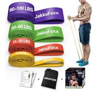 Fitness Bands Set of 4, Resistance Band, Stretch Aid, Portable Training, Muscle Training, Physiotherapy, Exercise Bands for Training (Set of 4, Colourful)