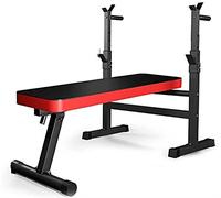 Fitness Bench Press Equipment Home & Gym Household Fitness Equipment Multifunctional Weightlifting Bed Folding Dumbbell Stool Barbell Rack Small Barbell Men and Wome