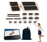 Fitness Board for Kids, Board with Anti-slip Foam Balance Beam & Bag, Non-Slip Base for Home exercise & Play -for Exercises include postural control and sensory integration (B)