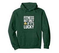 Fitness But Only If It's Lucky St Patricks Gym Pullover Hoodie