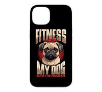 Fitness Coach My Dog Runs The Program Pug Case for iPhone 13