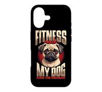 Fitness Coach My Dog Runs The Program Pug Case for iPhone 17