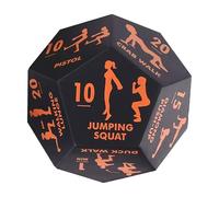 Fitness Cube - 12 x 10 x 10 cm Training Cube | 12-Sided Training Game | Portable Training Tool Cardio | Equipment for Home Sports for Stretching Yoga Jump Push