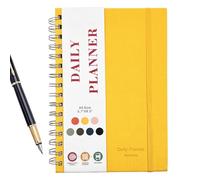 Fitness Daily Planner - Hardcover Workout Journal, Habit Tracking to Make Notebook | Training Plan , Wellness Target Planner, Routine Tracker, Personal Productivity Protocol, Healthy