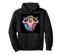 Fitness design muscular bodybuilder man Pullover Hoodie