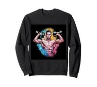 Fitness design muscular bodybuilder man Sweatshirt