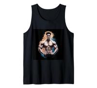 Fitness Design Muscular Bodybuilder Man Tank Top