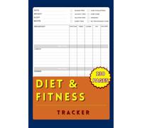 Fitness & Diet Planner for Women and Men - Workout Log Book, Body Measurement Tracker, Nutrition & Calorie Journal, 8-Week Progress Tracker