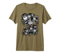 Fitness Dumbbells Inside Athlete Gym Halloween Costume Premium T-Shirt