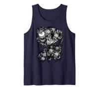 Fitness Dumbbells Inside Athlete Gym Halloween Costume Tank Top