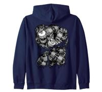 Fitness Dumbbells Inside Athlete Gym Halloween Costume Zip Hoodie