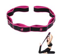 Fitness Elastic Band Resistance Bands Exercise Band with 8 Loops Yoga Stretching Band for Yoga, Pilates, Fitness, Stretching, Workout, Dancing