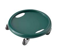 fitness equipment, 4 Wheel Sliding Plate Abdominal Muscle Exerciser Multi-Function Body Exercise System Roller Fitness Mute(Grün)