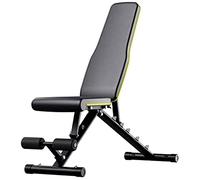 Fitness Equipment Adjustable Multifunctional Sit-Up Bench,Indoor Folding Dumbbell Bench/Abdominal Muscle Board+Fitness Towel,For Strength Training Bench Press Fitness Equipment,Max Load 35