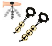 Fitness Equipment Lower Limb Weightlifting Rings 30mm Ball S349-uk (Gold Color, 02+03)