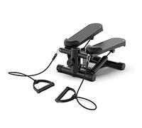 Fitness Equipment Mini Fitness Hydraulic Stepper, Stepper for Men and Women Cardio Fitness, Monitors and Resistance Bands Exercise Equipment Stepper, Tones Buttocks, Legs, Thighs, Waist and More