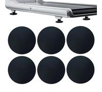 Fitness Equipment Underlay Mat Set - Non-Slip Shock Absorbing Foot Pads, Ergometer Rowing Machine Protection, Noise-Reducing PVC Floor Protection Pads for Treadmill, Home Training, Office, Garage