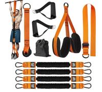 Fitness Exercise Bands for Use on Pull-Up Bars - Pullup Training Aid Bands | Home Fitness Training Resistance Bands for Strengthening Shoulders Back Hands