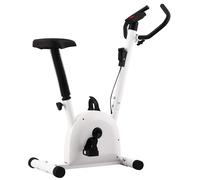 Fitness Exercise Bike with Seat Portable Fitness Bicycle Black/White vidaXL