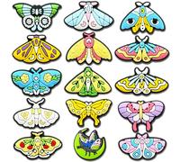 Fitness Flowers Butterfly Plants Jesus Make-up Teacher Motivational Phrases Shoe Charms Fit for Croc Clog Sandals Decoration, S, Polyvinyl Chloride, No Gemstone