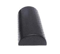 Fitness Foam Roller Yoga Foam Roller, Half Round Muscle Massager Muscle for Home, Gym 11.85 X 5.91 X 2.95in (30cm) Black