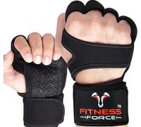 FITNESS FORCE Ventilated Gym Gloves for Men with Built-in Wrist Support for Workouts Weightlifting Gloves Workout Gloves for Women Exercise Fitness Gloves Perfect for Powerlifting, Cross Training