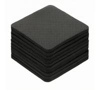 Fitness Grip Pad Lifting Grip Rubber Pad Textured Protector Chloroprene Rubber Construction For Enhanced Non Slip Support And Comfort Suitable For Weightlifting Gym Routines On The Go 11x11cm