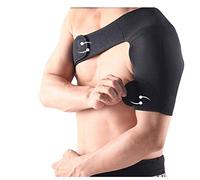 Fitness Guru Adjustable Neoprene Shoulder Support Brace Strap Wrap Belt Band Pad Arthritis, Gym, Sports, Brace, Pain Relief, Injury Prevention (Left)