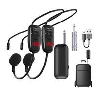Fitness Headset Microphone | 2 In 1 Portable Headset | Portable Headset Microphone With Excellent Sound Quality For Voice Amplifier Stage Speaker