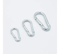 Fitness Health Heavy Duty Carabiner - 8cmx4cm Snap Lock Hook Carabiner - Opening Width 1 cm - Cable Machine Bar Attachment - Multi-Purpose & Corrosion Resistant Hook