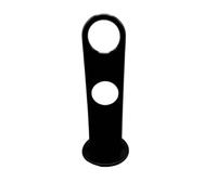 Fitness Health Marker Saucer Cones with Black Carry Stands - Suitable For Agility, Footwork, Rugby, Football, and Hockey Training - Indoor/Outdoor Use - dimensions 6cm circumference 18.5cm in height