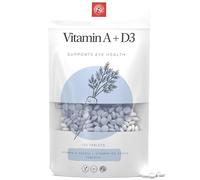 Fitness Health Vitamin A 10000IU 365 Tablets - Healthy Skin, Vision Support Supplement - Quality Nutrition Healthy Mood - Suitable for Vegan and Vegetarians - Recyclable Packaging