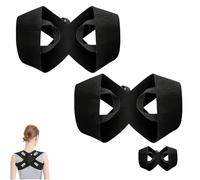 Fitness Heavy Shoulder Straps, Open Shoulder Assist Straps Shoulders, Chest-Opening & Back-Straightening Support, Posture Corrector for Hunchback, and Fitness Training (2Pcs,XXL)