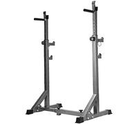 Fitness Home Dumbbell Bench Dumbbell Squat Racks, Adjustable Barbell Rack Holder Sturdy Steel Squat Barbell Free Bench P