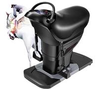 Fitness Horse Riding Machine, 3D Simulation Abdominal Machine, 20 Speeds with Safety Switch, Fat Burning Shaping, Aerobic Fitness Equipment for Waist, Legs, Hips, Capacity 330lbs