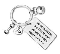 Fitness Instructor Gifts Appreciation Keyring Thank You Gift for Fitness Coach Team Leader Fitness Trainer Coworker Gift Workout Coach Appreciation Keychain Bodybuilder Gym Workout Employee Gifts