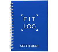 Fitness Journal & Workout Planner - Designed by Experts Gym Notebook, Workout Tracker, Exercise Log Book for Men Women - Blue