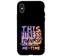 Fitness Junkie All About Self Care and Me Time Case for iPhone X/XS