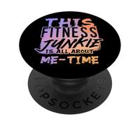Fitness Junkie All About Self Care and Me Time PopSockets Adhesive PopGrip