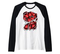 Fitness Kettlebells Inside Athlete Gym Halloween Costume Raglan Baseball Tee