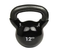 Fitness Mad 12Kg Cast Iron Kettlebell For Effective Home Workouts And Strength Training